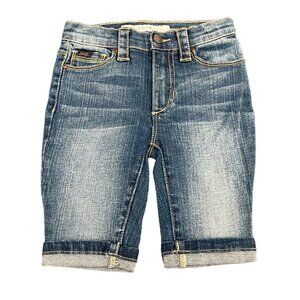 Joes Boys Blue Denim Jean Bermuda Shorts Adjustable Waist, Size 24 Mo